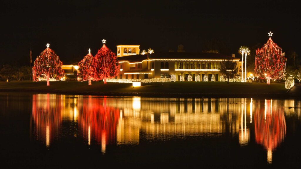 Christmas lights in Arizona